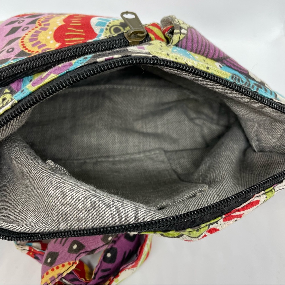 Cotton Crossbody | Funky Floral - Picture 4 of 4